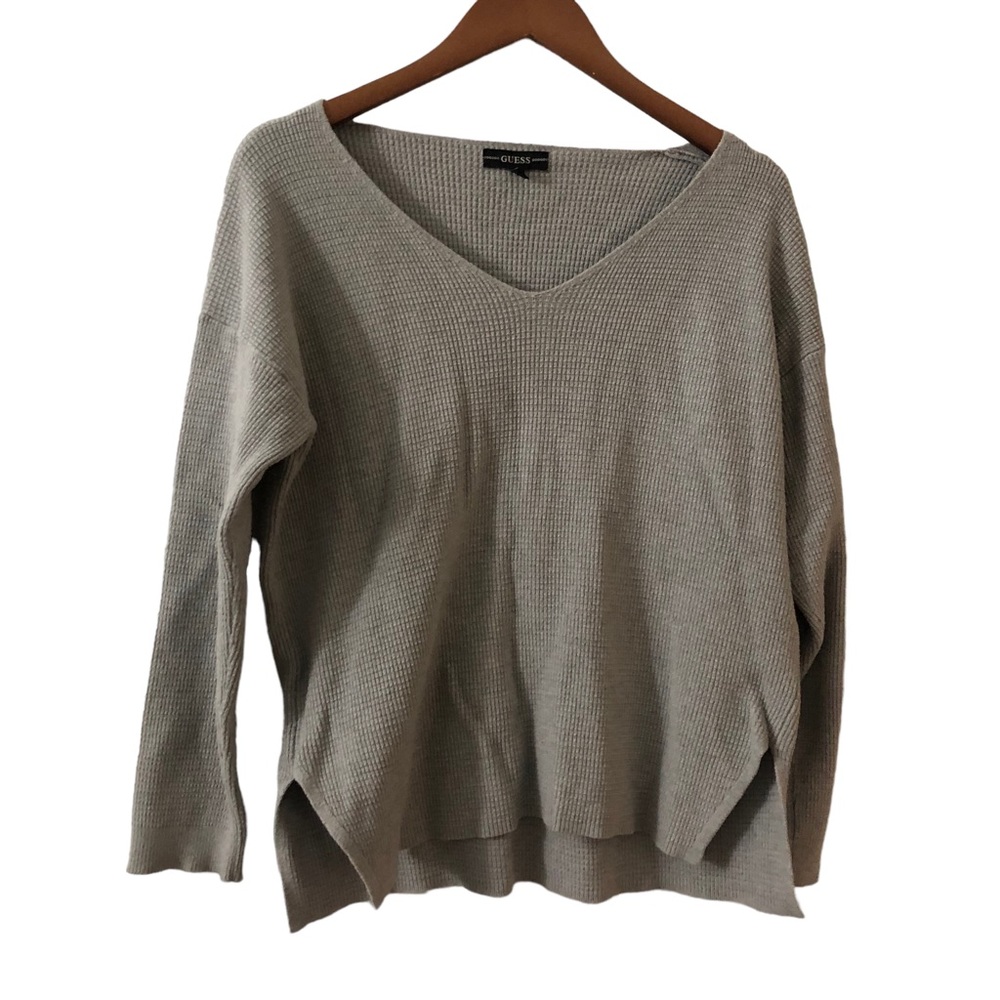 Guess Women’s V-neck Sweater - Size Large